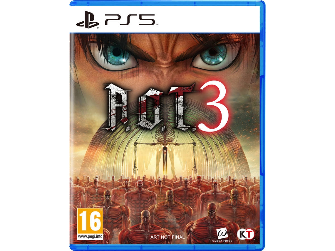 Pré-venda Jogo PS5 Attack On Titan 3