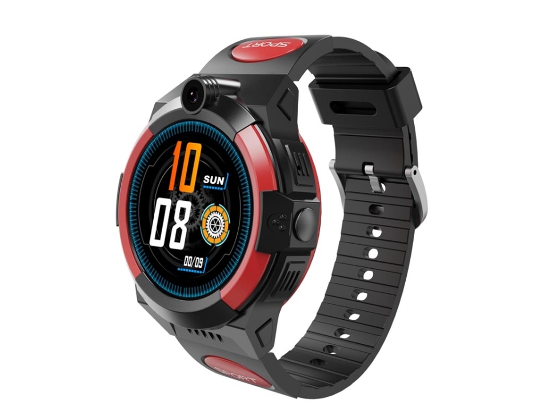 Smartwatch Infantil 4g À Prova D'água Com Tela Sensível Ao Toque, Câmera De Vídeo, Gps E Telefone Integrado (vermelho)