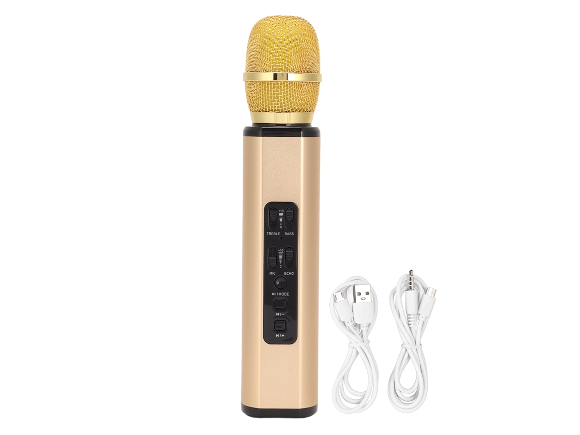 Microfone Bluetooth sem fio para karaokê EOOCOO
