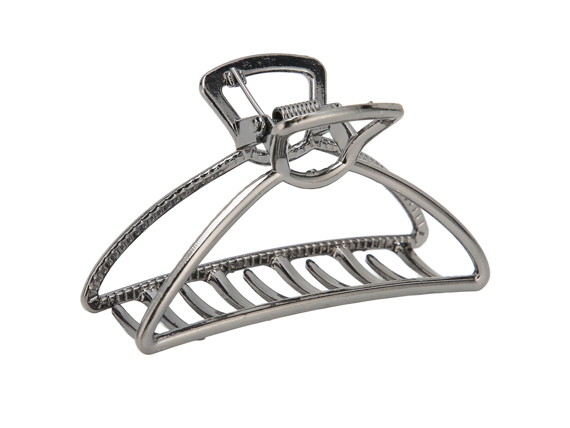 2026 pinzas de Cabelo para Mulheres Clips de Cabelo Decorativos de Metal para Penteados Prata e Preto