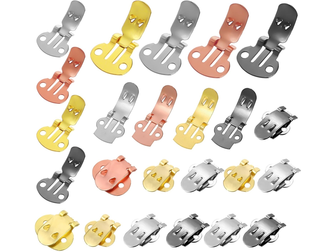 36 Presilhas De Metal Para Sapatos Com Superfície Lisa, Design Faça Você Mesmo, Acessórios Removíveis