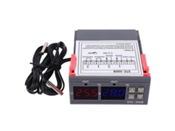 Termostato Inteligente Digital Com Controle De Temperatura Ajustável E Ntc Duplo (24v)