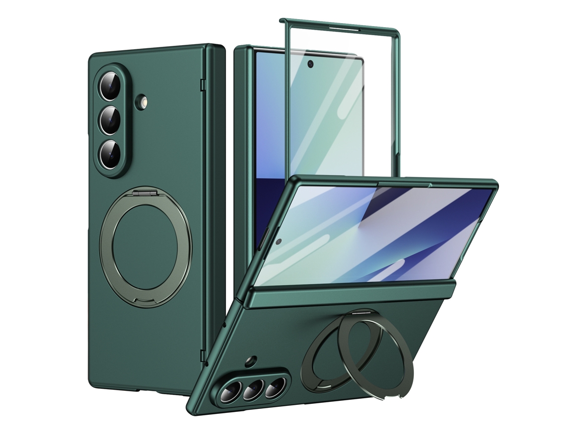 Capa Para Samsung Galaxy Z Fold8 Ultra À Prova De Choque Com Suporte Gertiz (verde)
