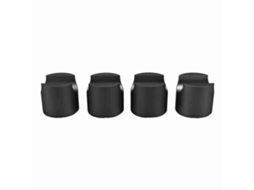 4pcs Suporte De Cabo Hifi Clamp Bracket Alumínio Riser Clip Estabilizador Cabo De Som Preto