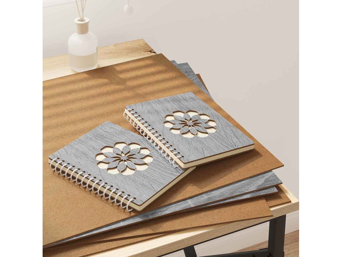 Vidaxl Painéis De Decoração 12 Unid. Sonoma Cinzento 40 X 60 X 0,27 Cm