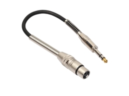 Lurelia Adaptador Xlr Macho/fêmea 3 Pinos 6,35 Mm 1/4", Áudio Para Microfones, Mixer, Amplificador E Colunas Ativas