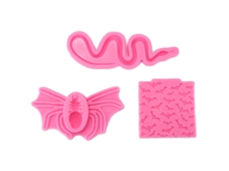 Moldes De Silicone Halloween Duráveis Antiaderentes