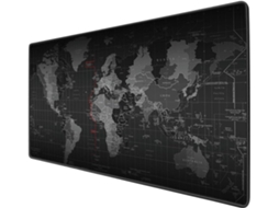Mousepad - Tapete De Mesa Com Mapa-múndi Para Teclado (35,4 X 15,5 X 0,157 Polegadas), Sobre O Tamanho