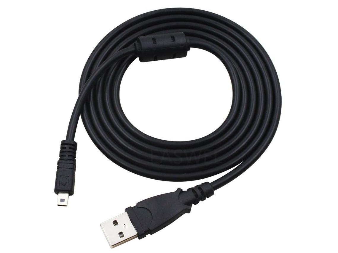 Cabo Usb Para Sincronização De Dados Com Pc, Compatível Com As Câmeras Fujifilm Finepix Jx500, Jx520 E Jx540