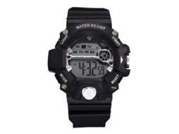 Reloj Electrónico Deportivo Hombres Estudiante Impermeable 30m De Caucho Blanco