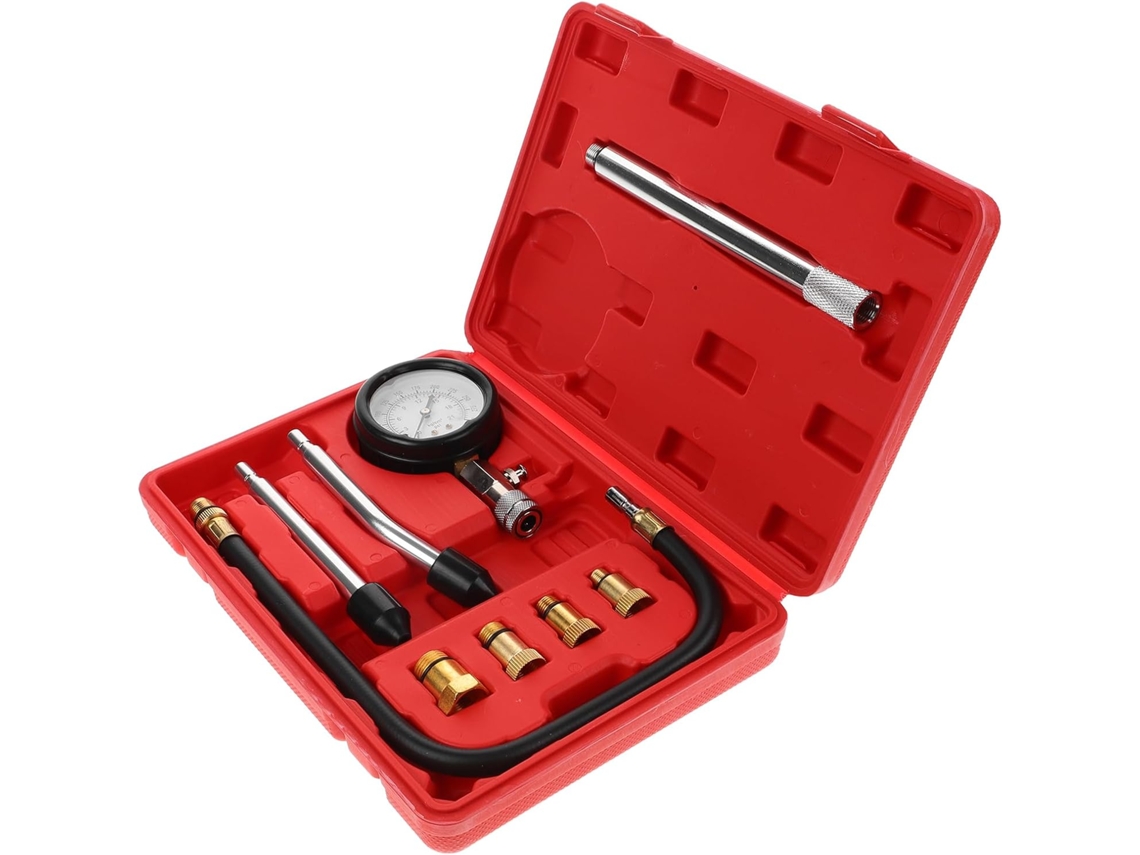Kit de teste de compressão Happyyami, medidor de compressão confiável na liga