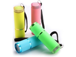 Lanternas Mini Led Com Cabo Revestido De Borracha Fluorescente Impermeáveis Para Camping E Trekking