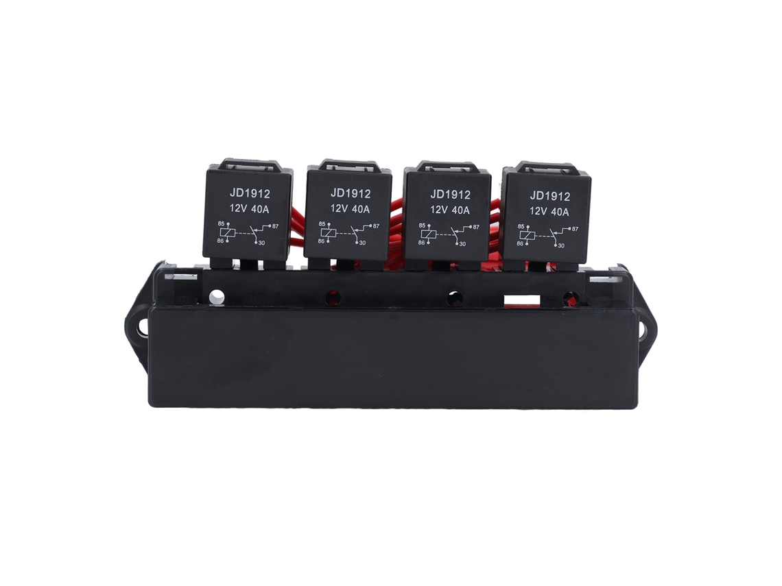 Laxiscreed Caixa De Fusíveis 12v 40a Com 15 Slots À Prova De Água Para Automóveis E Embarcações