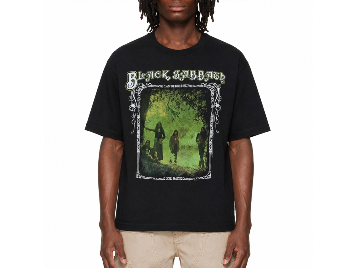 Black Sabbath Photo Framed T-shirt Unisex Adults Size:m