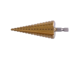 Broca Etapada Hss Com Revestimento Ti Cone Pagode Ferramenta