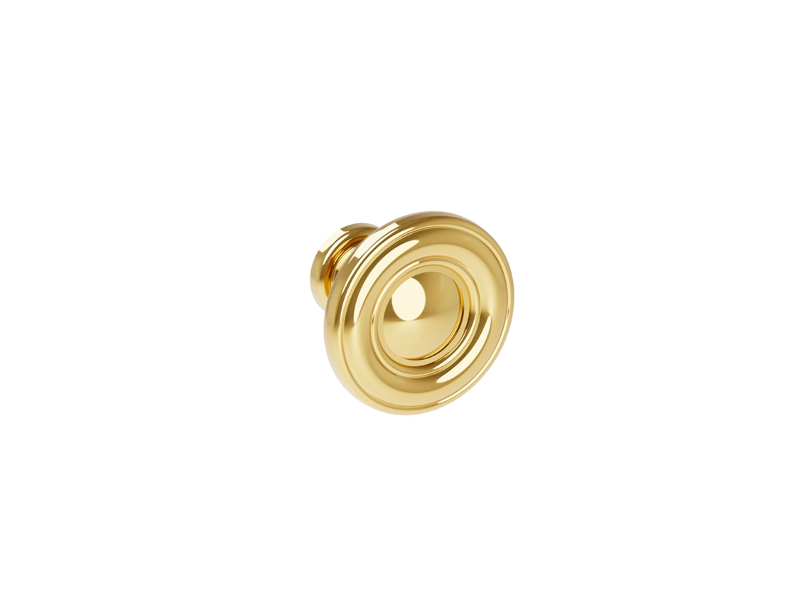 Conjunto de 6 Puxadores para Móveis em Zamac Banhado a Ouro (31mm) HARDWAREXCHANGE