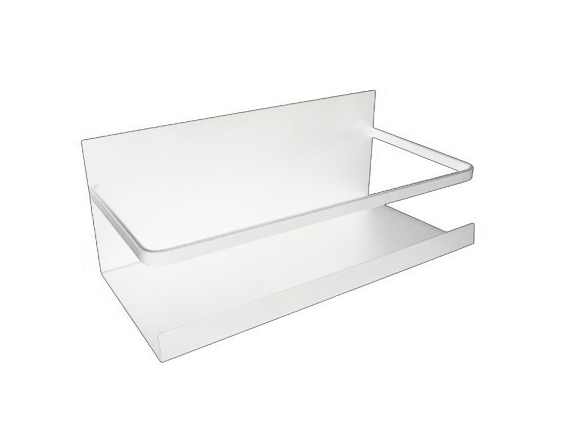 Organizador Magnético Ajustável Aço Carbono Geladeira Branco