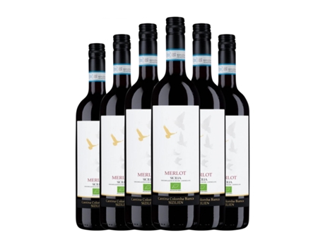 Vinho COLOMBA BIANCA Merlot Sicilia (0.75 L - 6 Unidades)