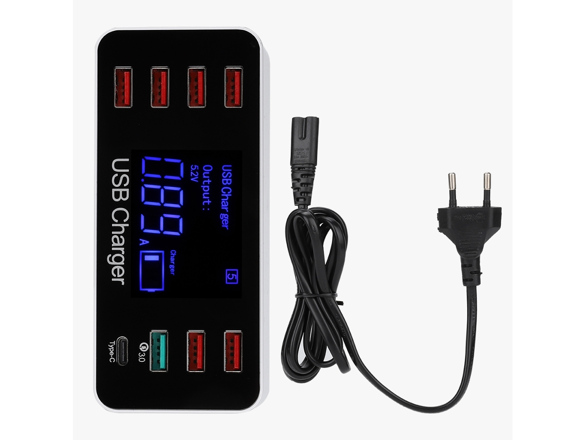Hub Usb Inteligente 7 Portas LAXISCREED Qc3.0 Led