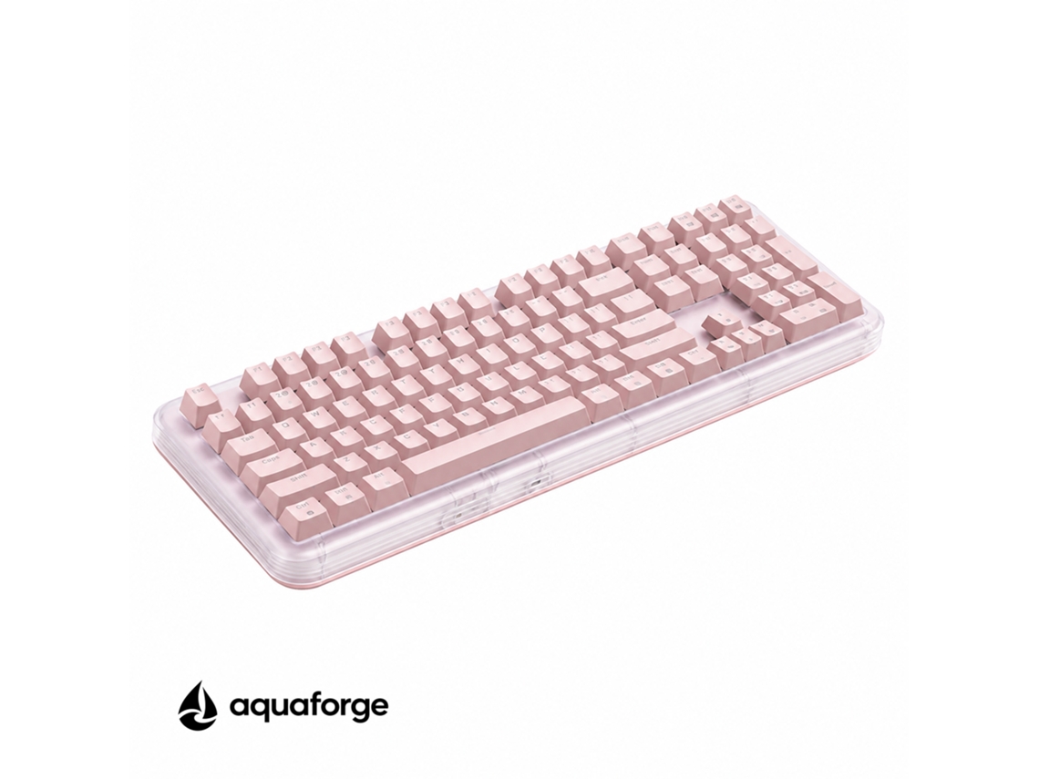 Teclado Mecânico Sem Fio Transparente