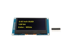 Módulo Display Oled 2.42 Polegadas Spi Ssd1309 para Diy Amarelo Mra091b
