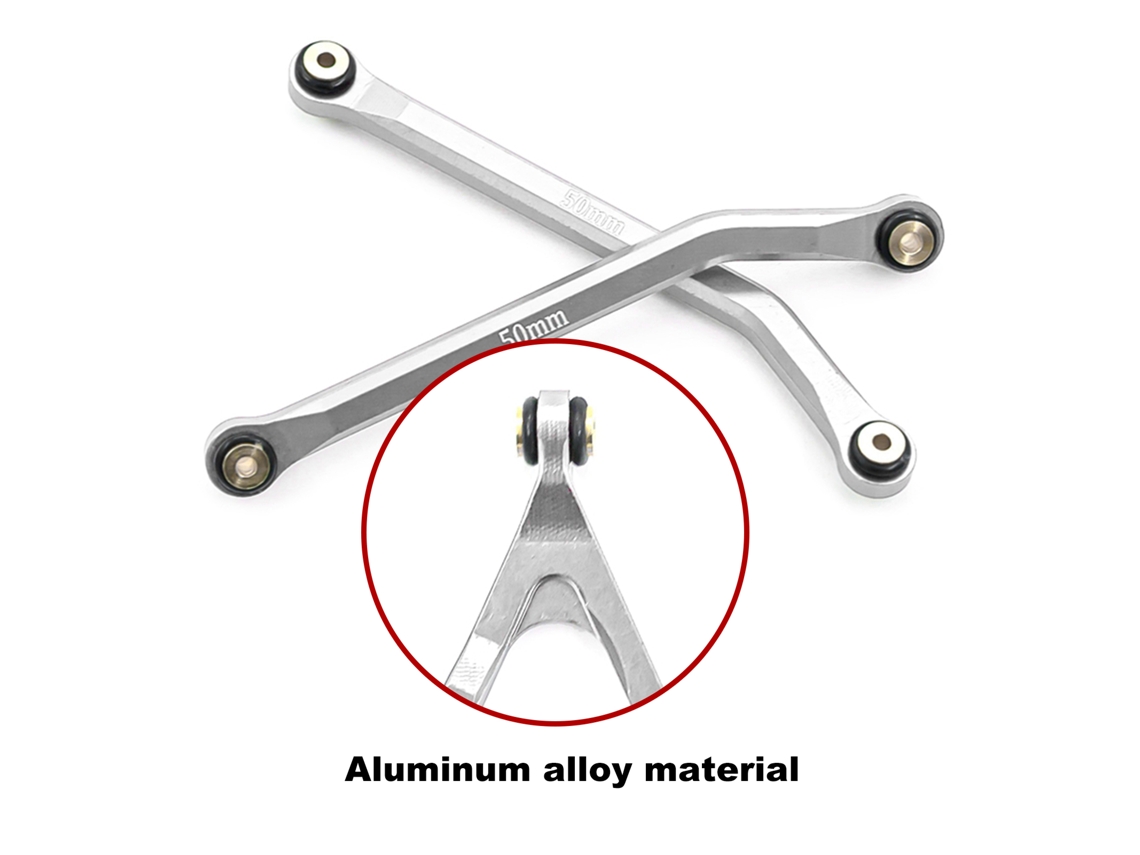 Mali conjunto de Vínculos de Chassi de Alta Altura em Alumínio para Carro Rc 1/24 Axial Axi00005