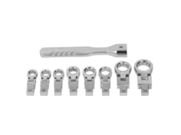 Laxiscreed Kit De Chaves Com Soquetes Desmontáveis, Giro De 180° E Cabeça Flexível Para Trabalhos
