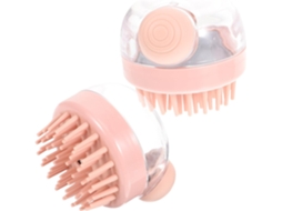 Conjunto De Escova Banho Multifuncional Wooneky Com Cabeça Massagem Para Cuidados O Cabelo E Limpeza Em Casa