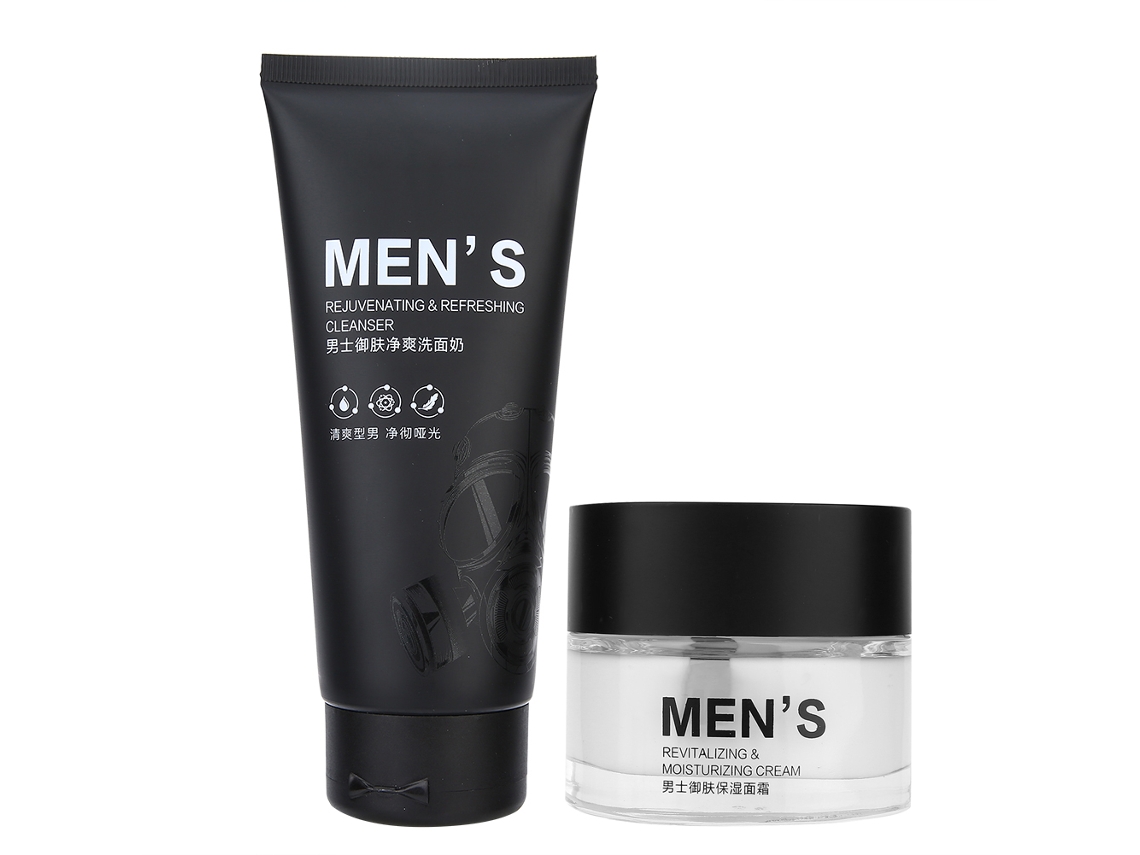 Kit De Cuidados Faciais Masculino Hidratação E Controle De Oleosidade