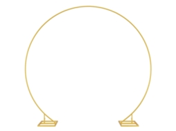Arco De Casamento Vidaxl Dourado Aço (220 X 45 X 200 Cm)