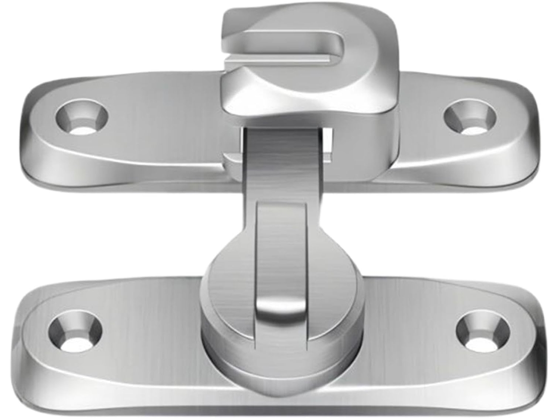 Fecho Basculante Reforçado, Porta Em Liga De Alumínio, Portão Antirroubo, Função De Abertura Lateral.