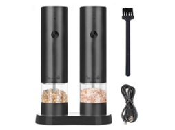 Moedor De Pimenta Elétrico Recarregável Para Cozinha Doméstica, Ferramenta Profissional Para Moer Especiarias, Moedor Multiuso Brilvibera