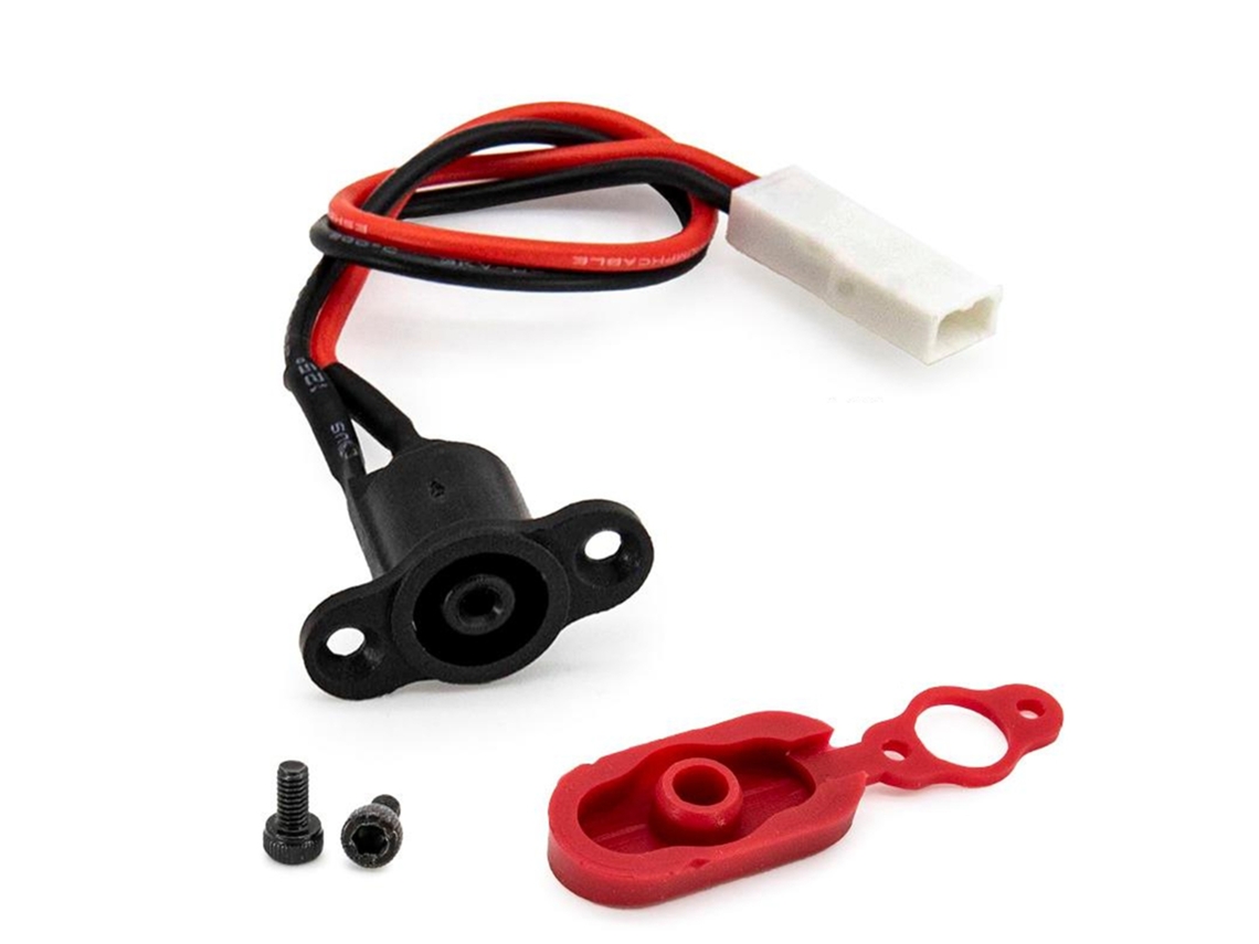 Porta De Carga Dc 8mm Com Tampa Para Xiaomi M365 E Pro