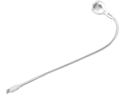 Luminária De Leitura Led Flexível Com Haste Metal E Usb, 5v 1w, Luz Branca Quente, Ideal Para Laptop, Computador De Mesa