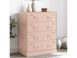 Aparador 67x39x83 cm Acero Rosa
