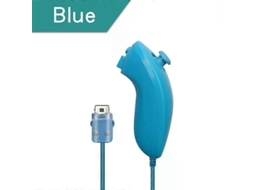 Nunchuck Com Fio Para Controle De Jogo Nintendo Wii, Alça De Jogo Curvada Para Nunchuck Para Acessórios De Gamepad Wii Hengjian
