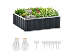 Cama Elevada para Horta em Aço 90x90x30cm
