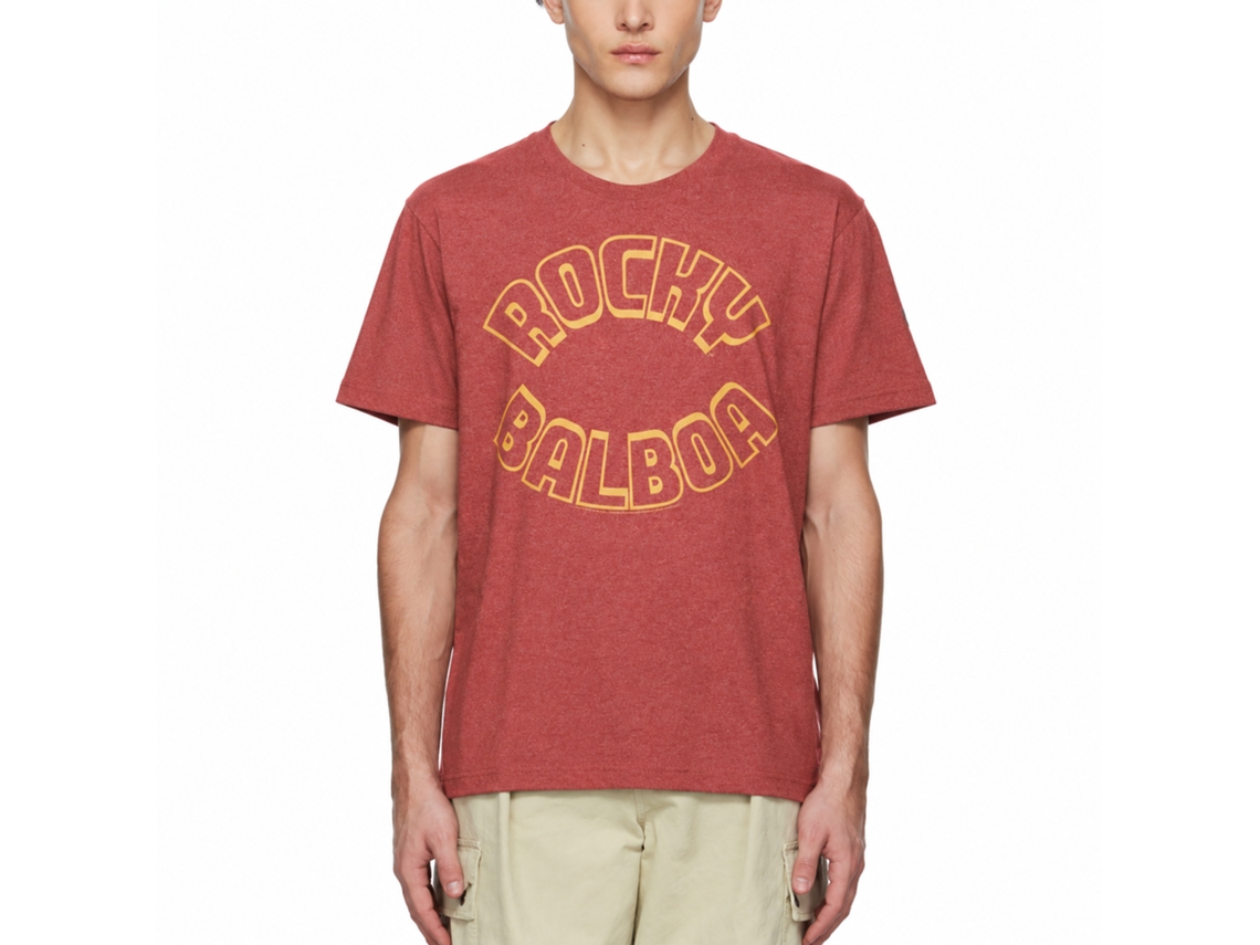 Rockinstone Rocky Movie R Balboa Heather Red Adult T-shirt Size:xxxl