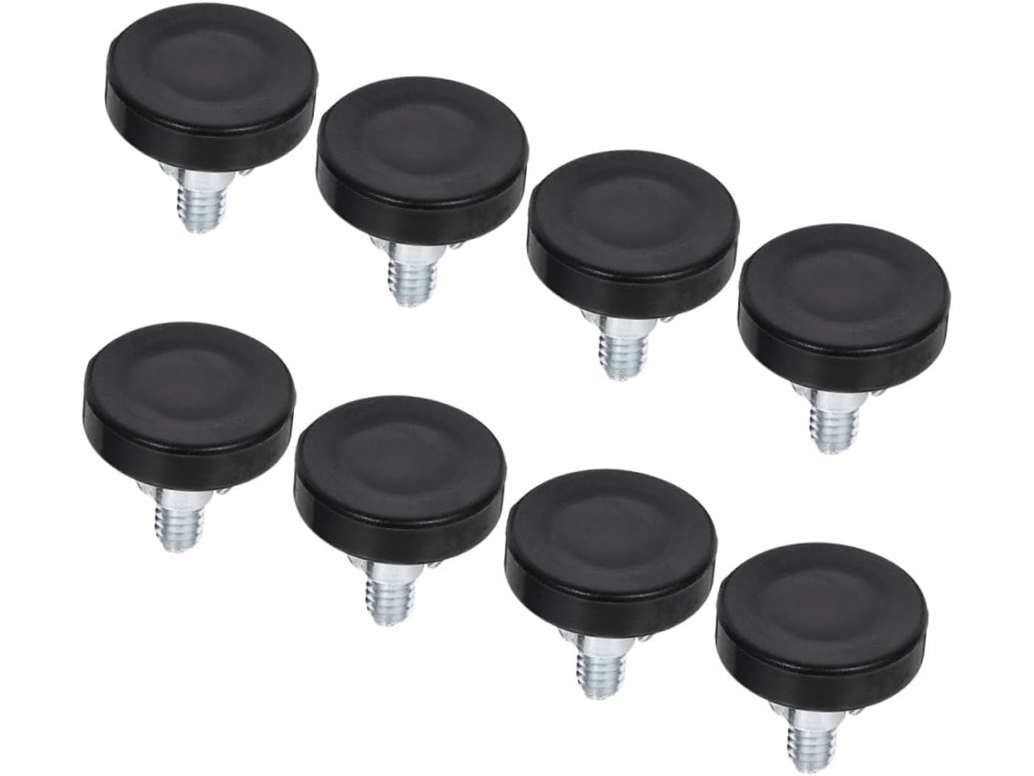 Conjunto De 8-niveladores Móveis Ajustáveis Com Parafuso Para Mesas, Cadeiras, Sofás E Armários