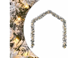 Vidaxl Grinalda De Natal Com Luzes Led 20 M Pvc Verde
