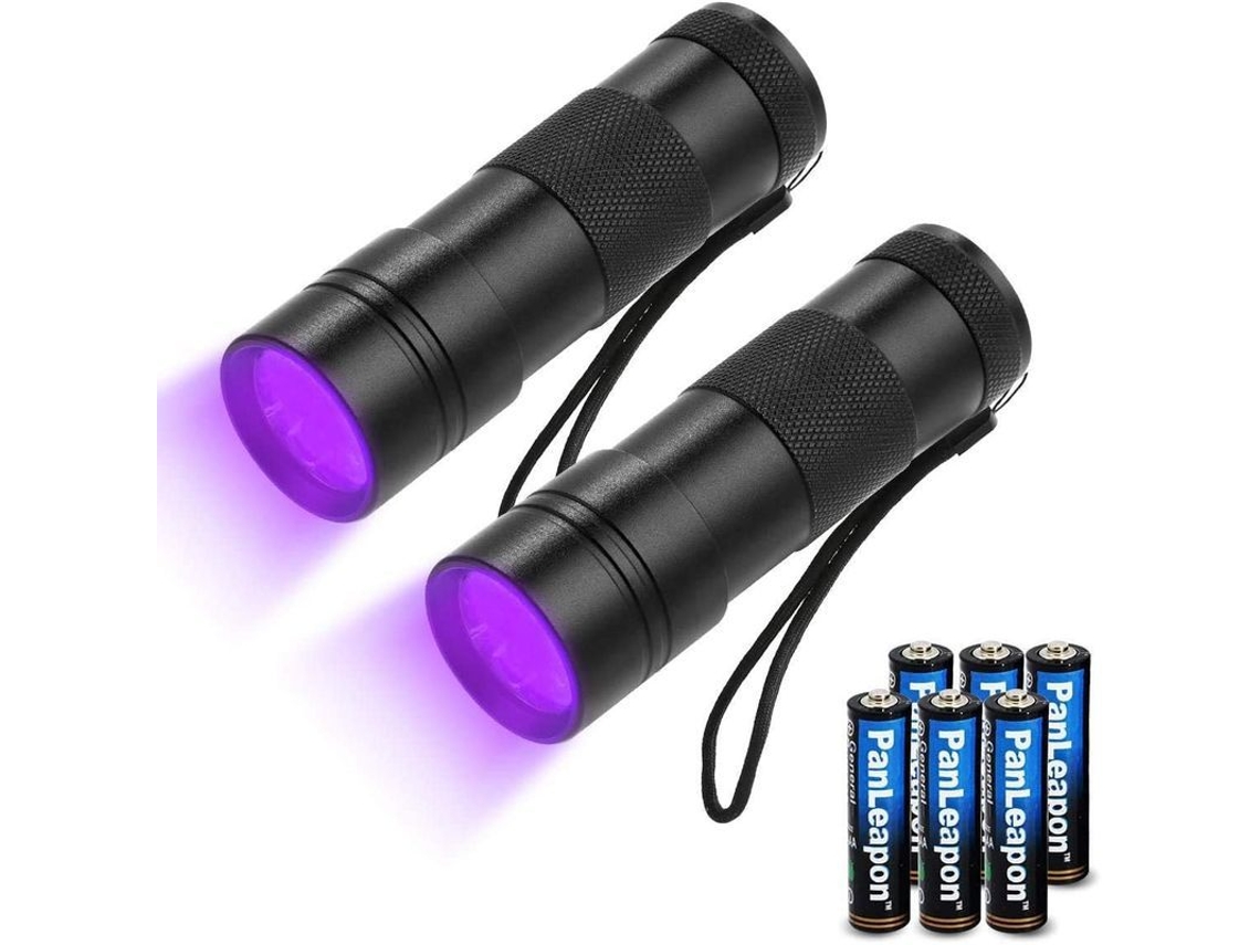 Set de 2 Lanternas UV com 12 Leds 395nm S/MARCA
