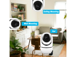 Câmera De Segurança Sem Fio Wifi 1080p 2mp Para Interior E Casa