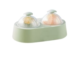 Molde de Gelo Redondo Silicone com Tampa | S/MARCA
