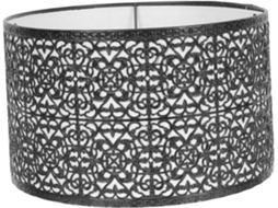 Luminária De Chão Vazada Em Metal Para Sala De Estar Ou Para Substituir Luminárias De Mesa.
