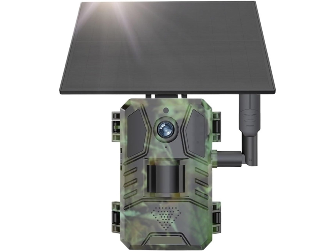 Caméra de chasse solaire SFUSHOS 4G LTE, étanche, 20m, détection PIR