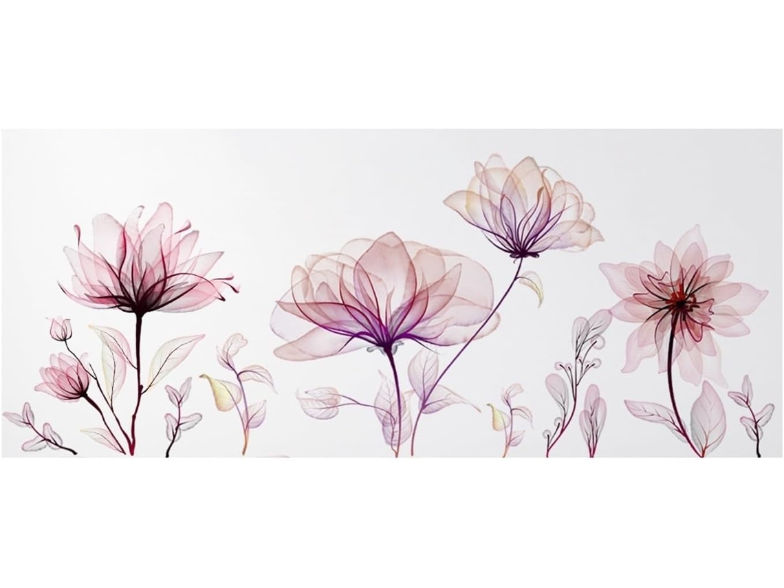 Adesivos De Flores Para Decoração De Paredes Internas, Ideais Para Quarto, Sala De Estar E Ambientes.