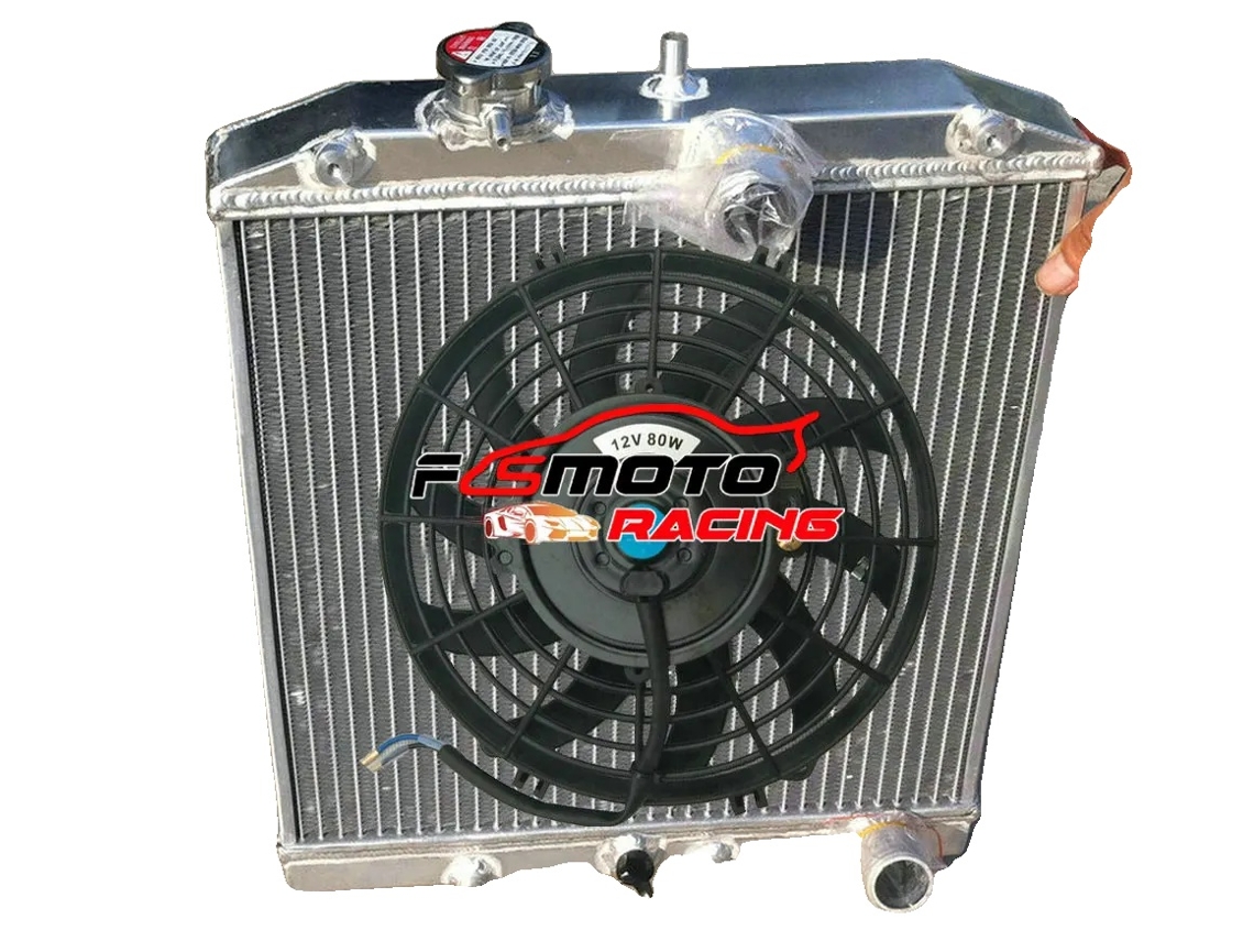 Radiador, 52mm De Largura, 32mm De Tubo, Para Carro Compacto Crx Del Sol, Para Carro Compacto Ek4/ek9, Para Carro Compacto B16/b18 Vtec Oem