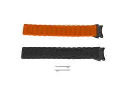 2 Correas de silicone magnéticas ajustáveis para Samsung Galaxy Watch 4 Classic 44mm (S/MARCA)