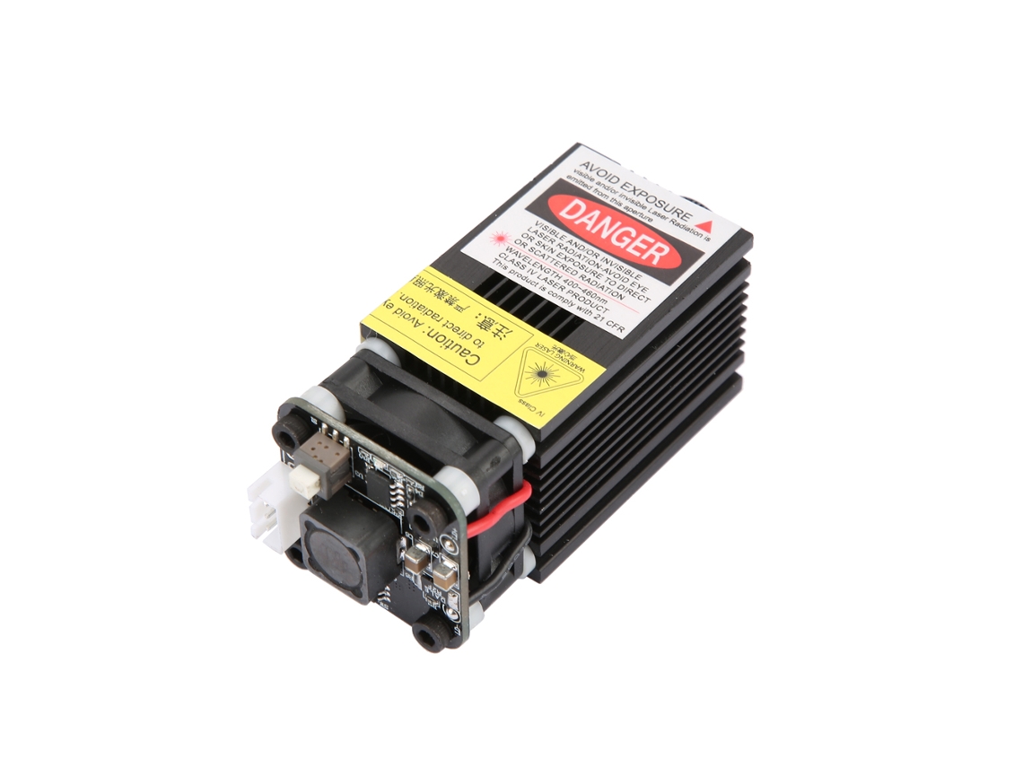Laxiscreed Módulo Laser Azul 445nm 1600mw Para Diy, Corte E Gravação Cnc