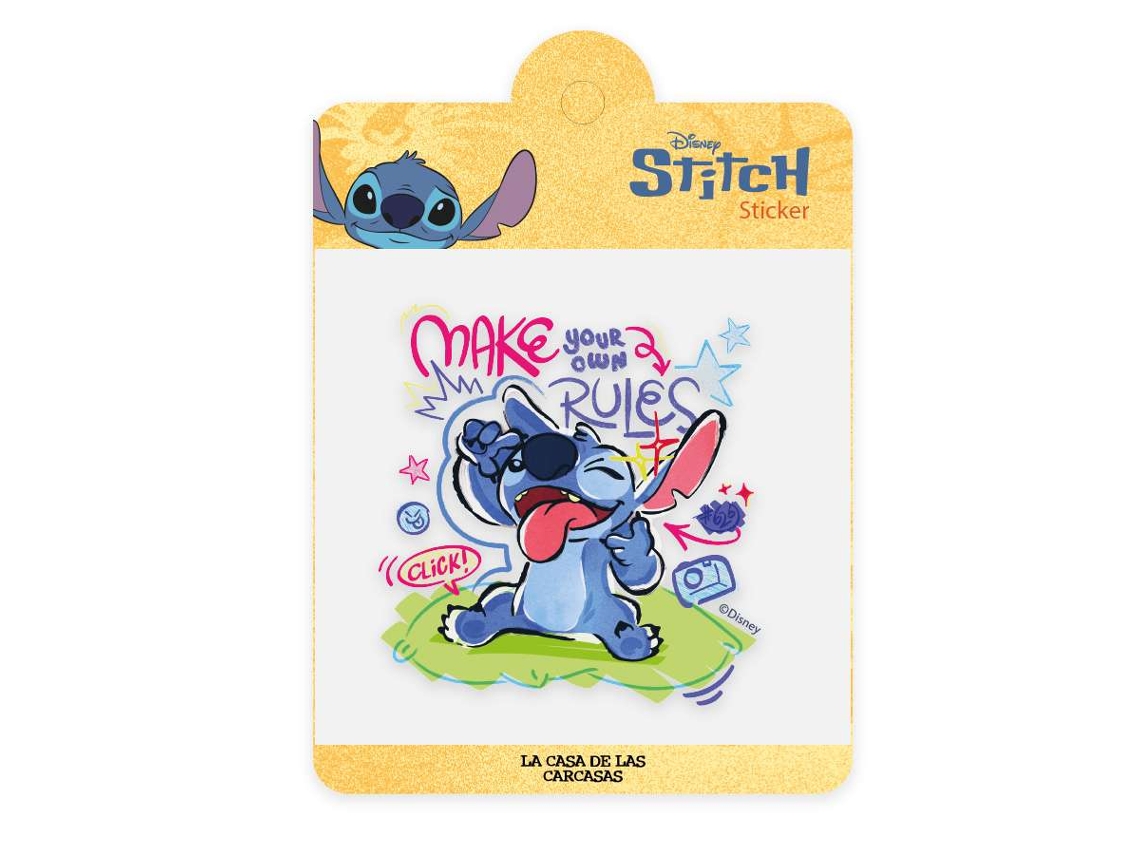 Stickers Disney Personaliza Tus Dispositivos Make Your Rules Lilo Stitch LA CASA DE LAS CARCASAS